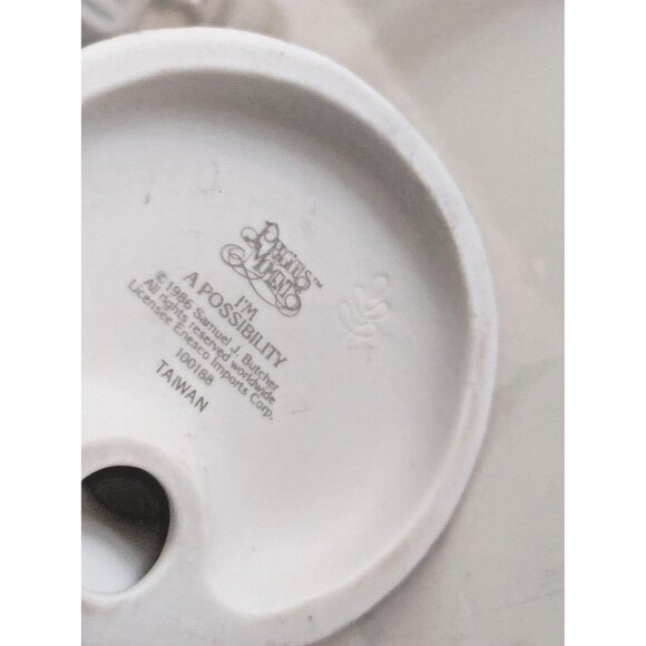 Samuel Butcher Precious Moments Enesco 1986 Figurine "I'm a Possibilty" - Picture 8 of 8